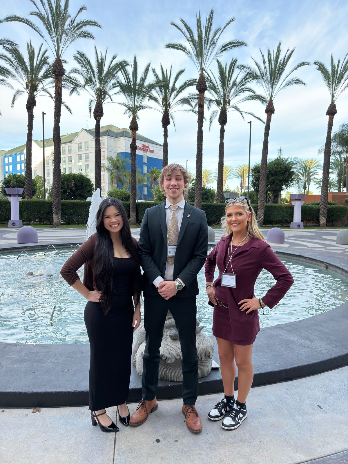 Dice Development Group team members at a professional event